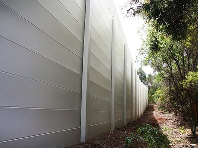 AcoustiSorb Boundary Wall Surrounding Factory