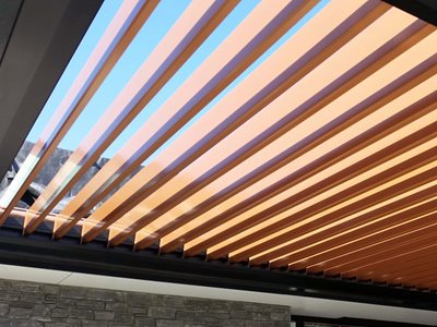 Copper and Black Super Opening Roof