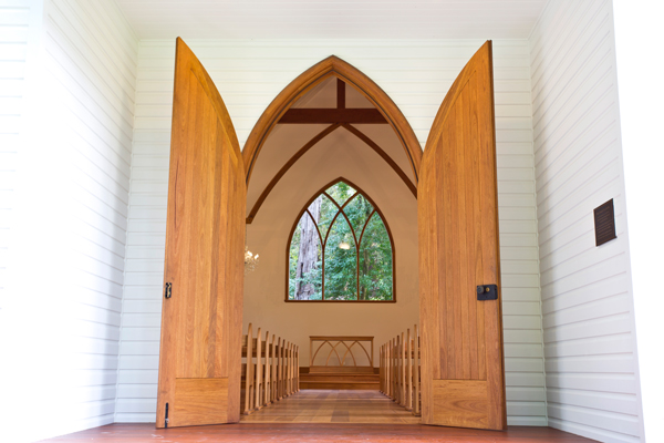 Charlotte Chapel timber doors
