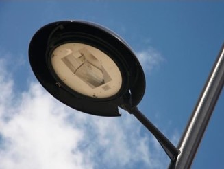 Detailed image of street lamp