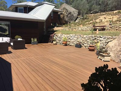 Futurewood Large Patio With Outdoor Decking