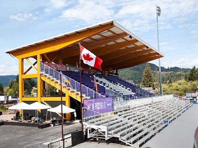 Rubner Theca Innovative Solutions Westhill Stadium Langford Canada Bear Stadiums Bleachers