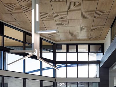 Commercial Timber Tiled Ceiling 