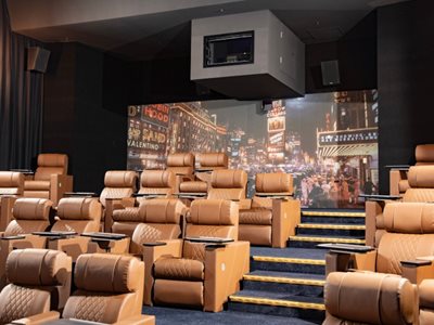 Raw Ink Custom Printed Wall And Ceiling Paneling Private CinemaRaw Ink Custom Printed Wall And Ceiling Paneling Private Cinema