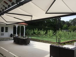 Folding Arm Awnings - retractable sun protection