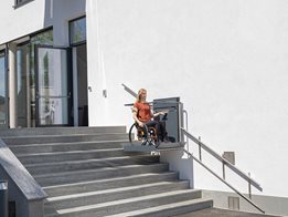 Ascendor platform wheelchair lift: Suited to fit all staircases