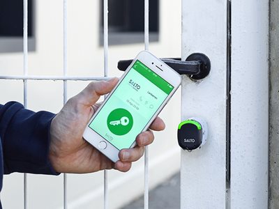 Salto Neo Cylinder Lock with Mobile Phone Integration