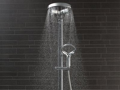 Methven Aio Twin Shower System with Aurajet® technology, Chrome