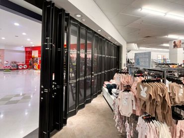 ATDC's foldable doors are suitable for securing applications across the retail, commercial, hospitality and industrial sectors