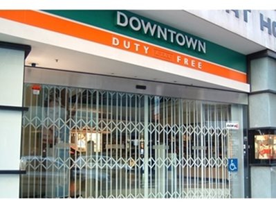 Australian Trellis Door Company Shopfront Security Downtown