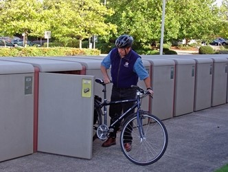 CycleSafe Bicycle Lockers from Cora Bike Rack l
