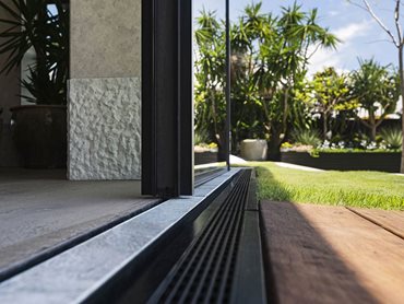 These doors feature sliders that glide effortlessly on the exterior of the house
