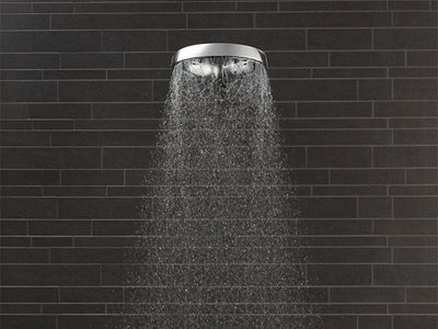 Methven Aio Overhead Shower with Aurajet® technology, Chrome