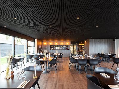 Himmel Troldtekt Design Wood Wool Panels Restaurant Interior