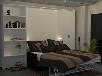 Lounge room interior dile slim night smart bed