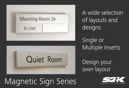 Product Showcase Magnetic Sign Series