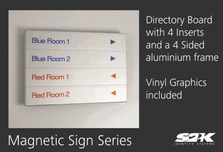 Product Showcase Magnetic Sign Series