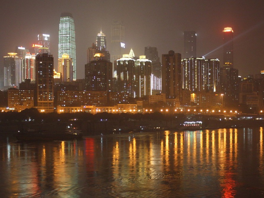 Night-time lighting &ndash; seen here in Chongqing, China &ndash; is one of many aspects of city living that can make us more stressed.&nbsp;Photography by Jason Byrne
