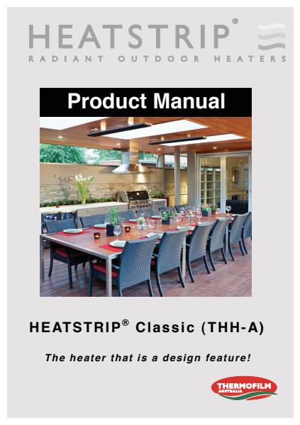 Heatstrip Classic Product Manual 2012