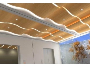 Swurve ceiling panels