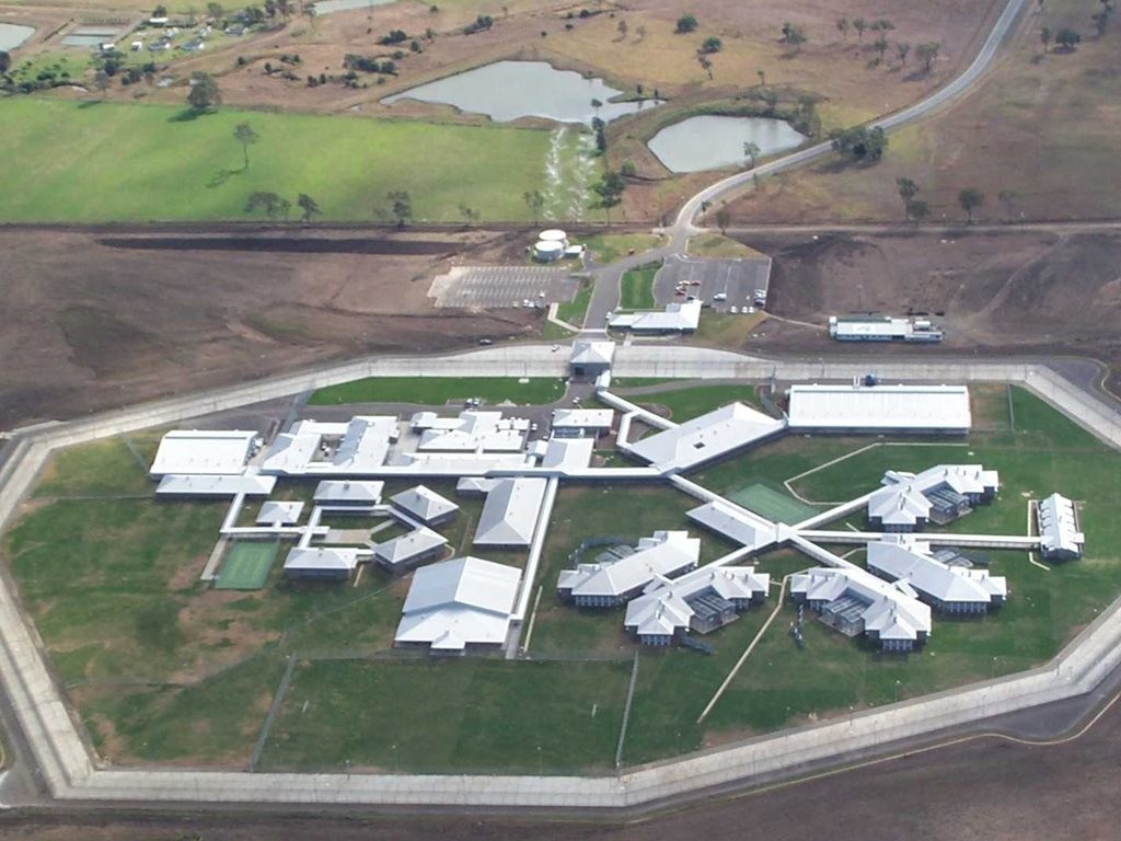 Located in north Queensland, some 20km north of Rockhampton in Queensland, Capricornia Correctional Centre provides facilities for remand, reception and sentenced high and low security prison. Image: Queensland Corrective Services.
