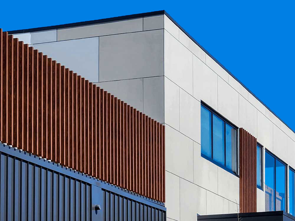Alteria's battens and claddings are made from Capral’s LocAl Green aluminium 