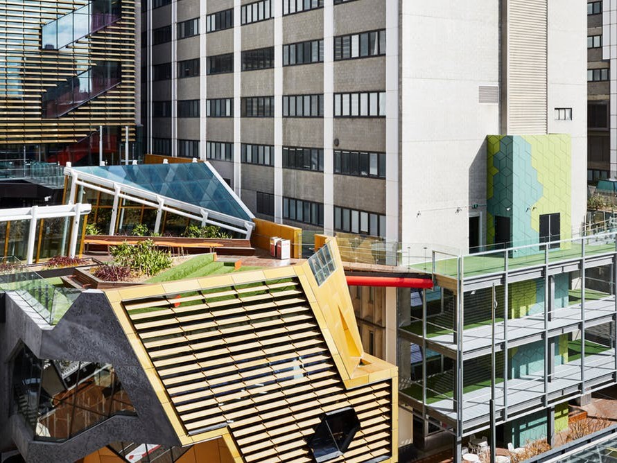 RMIT University transformed the look and function of its city campus as part of its New Academic Street project.&nbsp;Photography by Tess Kelly

