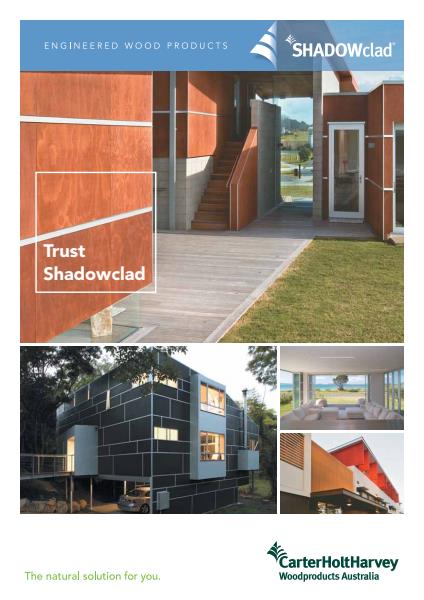 ForestOne ​Shadowclad Plywood Cladding Brochure from Gunnersen