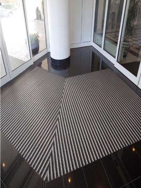 Korb&rsquo;s entrance matting is manufactured to size
