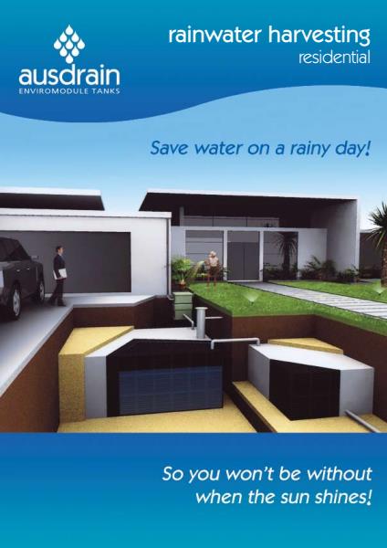 Ausdrain Rainwater Harvesting Tanks - Residential