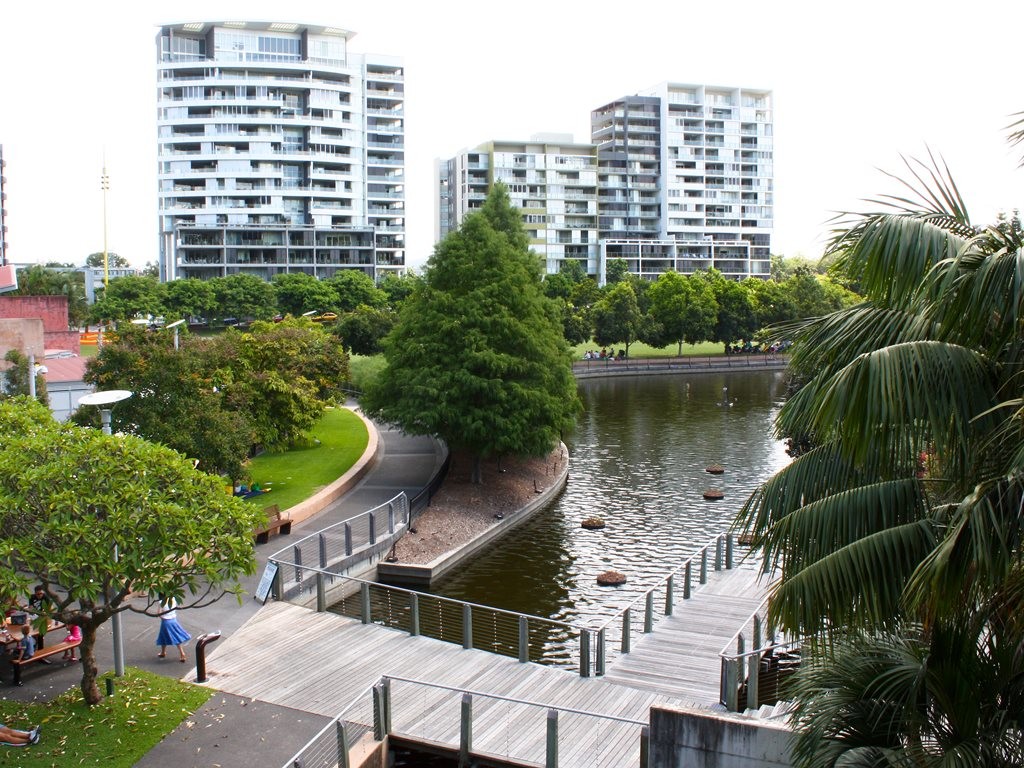 The Roma Street Parkland in Brisbane. Image: WikiMedia Commons
