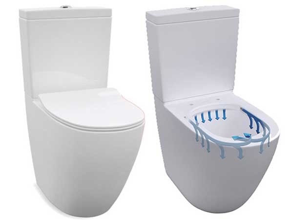 Enware&rsquo;s new rimless toilet suite
