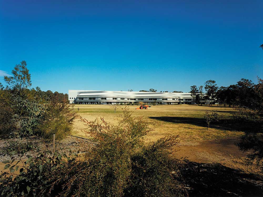 Lawrence Nield Mt Druitt Hospital 1982; Image by Max Dupain; supplied by BVN