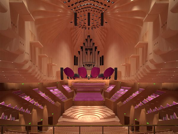 concert hall with seating