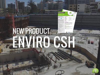 Enviro CSH concrete surface hardener and moisture barrier
