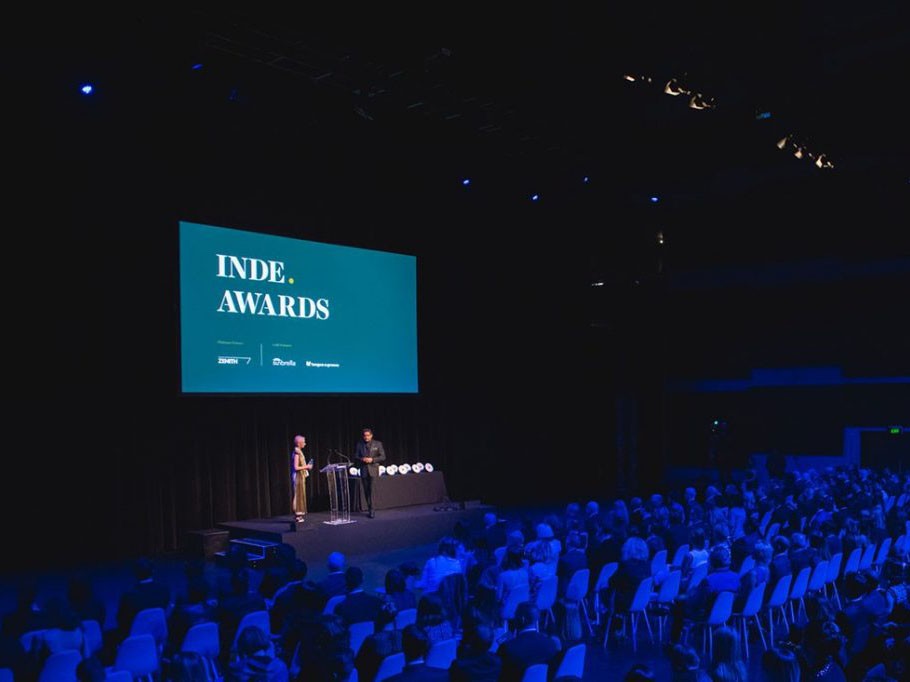 The inaugural INDE.Awards took place in Sydney last year. Image: supplied
