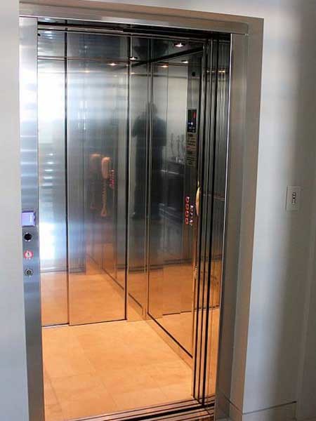 Supermec residential lift was specified for the beach home