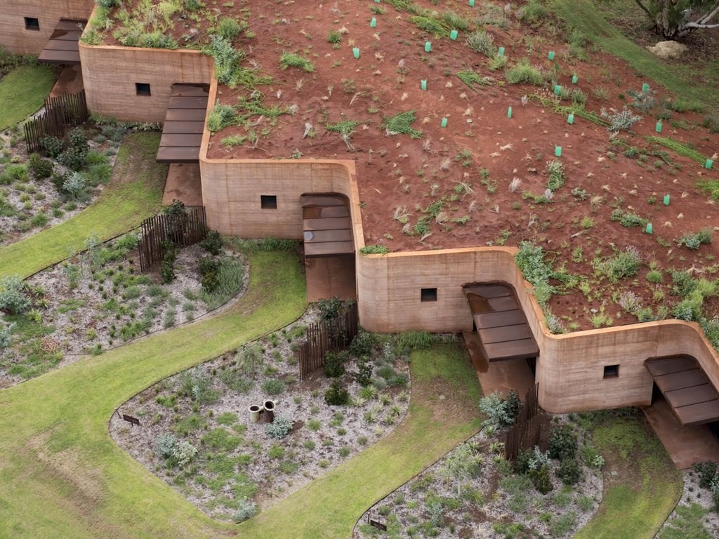 The Musterers&rsquo; Quarters, Western Australia by&nbsp;Luigi Rosselli&nbsp;features the longest rammed earth wall in Australia. Photography by Edward Birch
