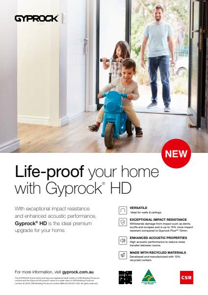 Gyprock HD Consumer Flyer