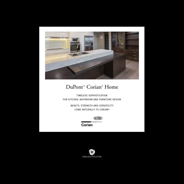 Corian for the home brochure