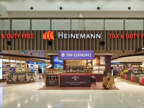 The Heinemann duty free store
