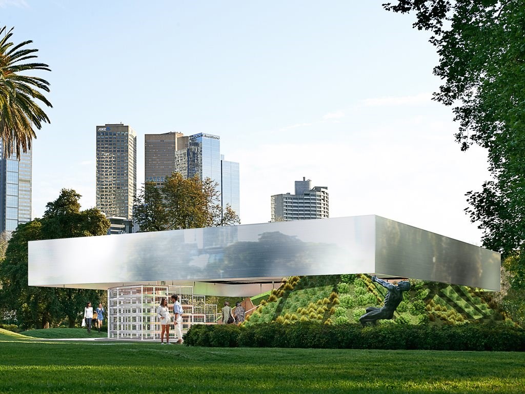 The fourth MPavilion designed&nbsp;by architects Rem Koolhaas and David Gianotten of Netherlands-based practice OMA
