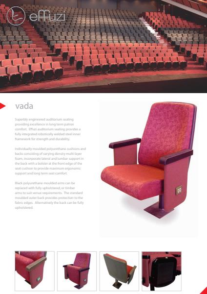 Effuzi Vada Performance Art Seating Product Information