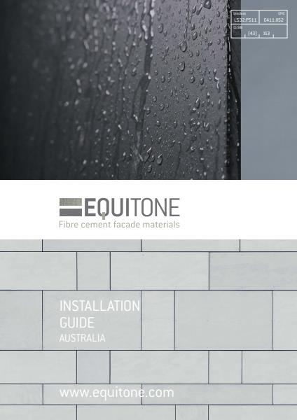 CSP Architectural: Equitone installation guide
