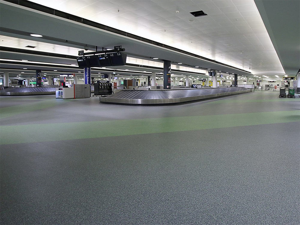 Neoflex Rubber Flooring Used In Brisbane International Terminal