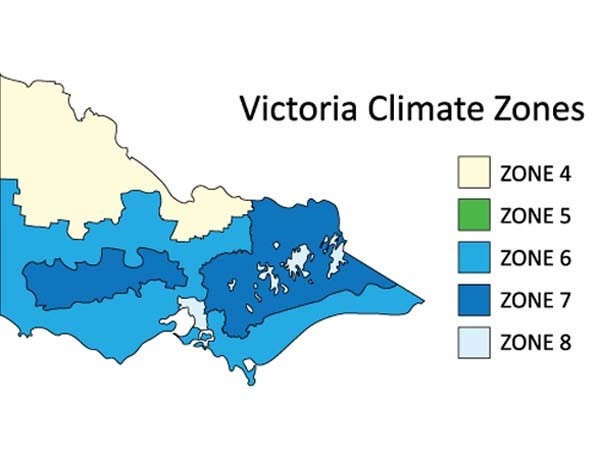 In Victoria, zones fall between Zone 4 and Zone 8
