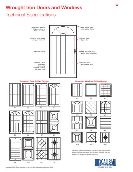 Wrought Iron Doors and Windows