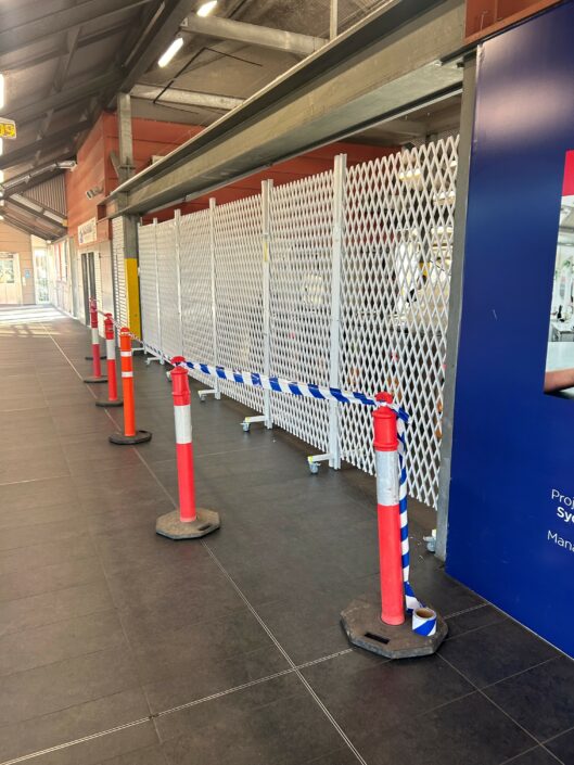 ATDC's double diamond safety barriers