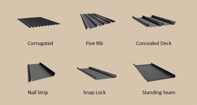 Steel roofing profiles