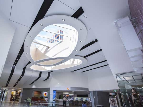 SUPALINE panels have been used extensively for the ceilings
